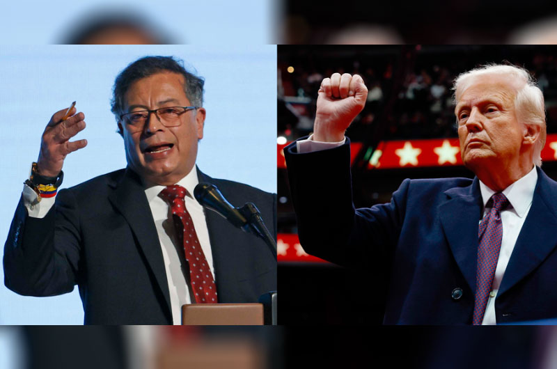 Trump dice que Petro es un «matón» y un «mal tipo» que fabrica «muchas drogas»