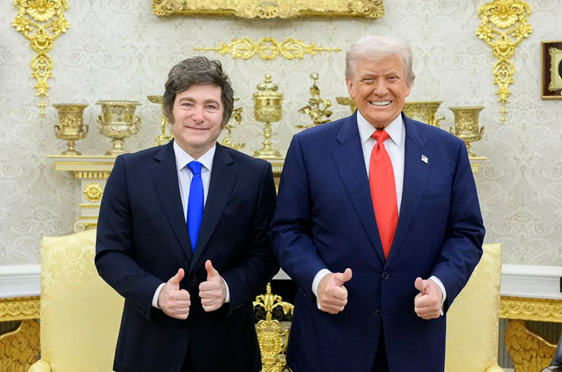 Trump condiciona ayuda financiera a Argentina al futuro político de Milei
