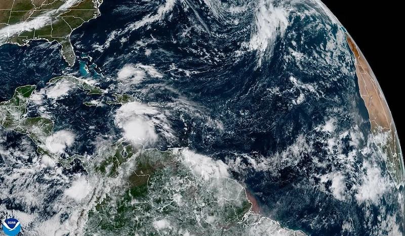 Se forma la tormenta tropical Melissa que amenaza con lluvias e intensos vientos en el Caribe
