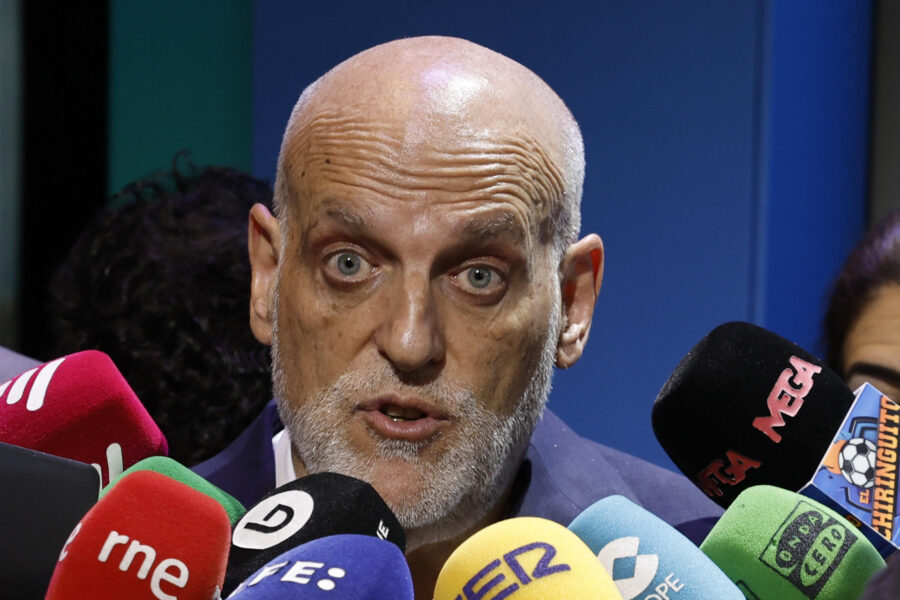 Javier Tebas celebra la salida del Barça de la Superliga, pero advierte que «Florentino nunca pierde»