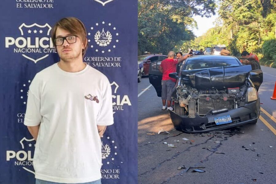 PNC captura a conductor que habría provocado un triple accidente y huir del lugar