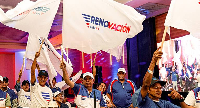 TSE aprueba reformas a los estatutos de Arena que reducen el número de dirigentes en el Coena