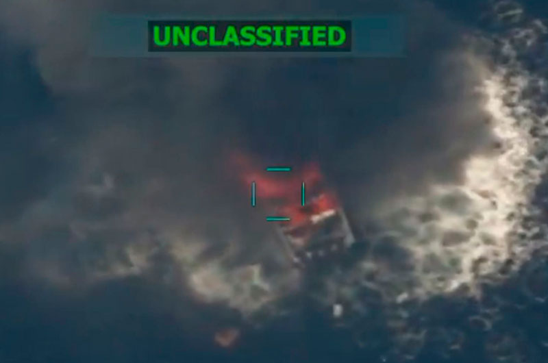 EEUU ataca nueva lancha en el Pacífico en pleno debate por la legalidad de las operaciones