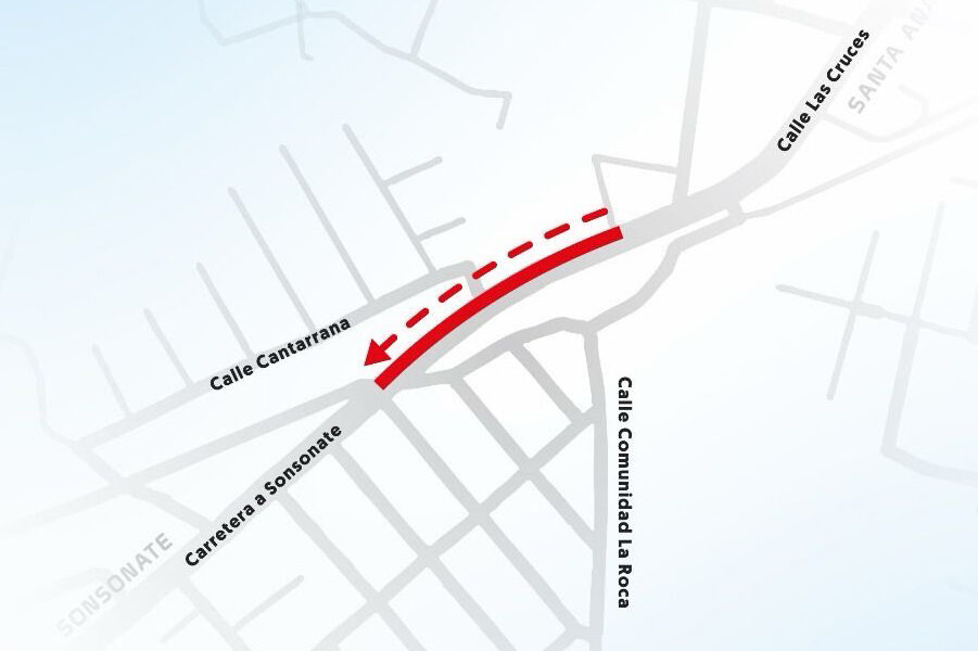 Anuncian circulación controlada en carretera a Sonsonate por trabajos de ANDA