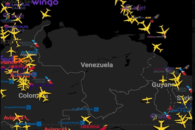 Trump anuncia el cierre total del espacio aéreo sobre Venezuela en medio de tensión diplomática