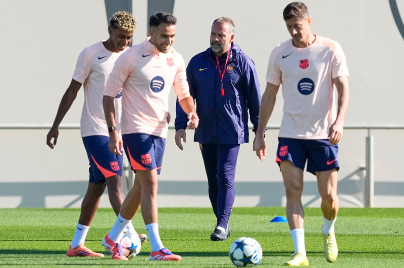 Hansi Flick: «La dinámica y el espíritu es mejor y eso es un buen signo»