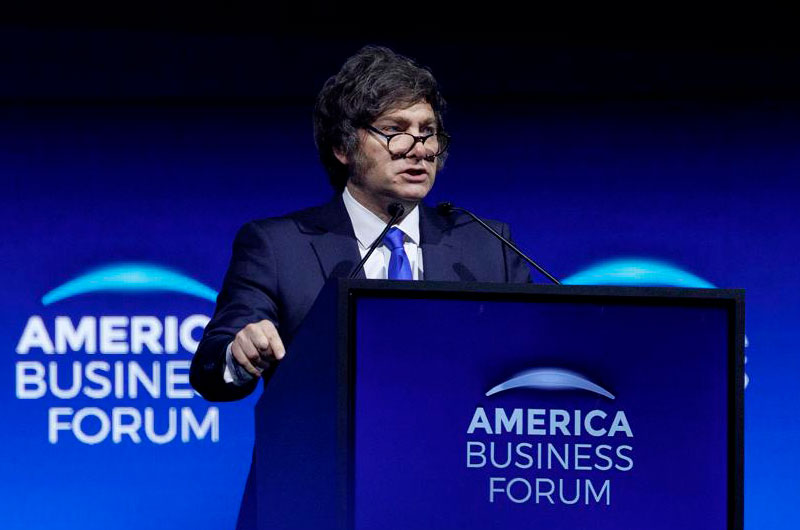 Milei dice en que «el socialismo ha entrado» a EE.UU. por «la costa este» tras elecciones