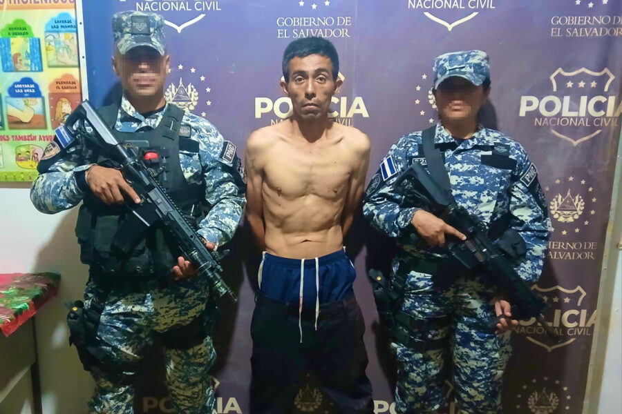 PNC captura un hombre acusado de asesinar a otro en Sensuntepeque