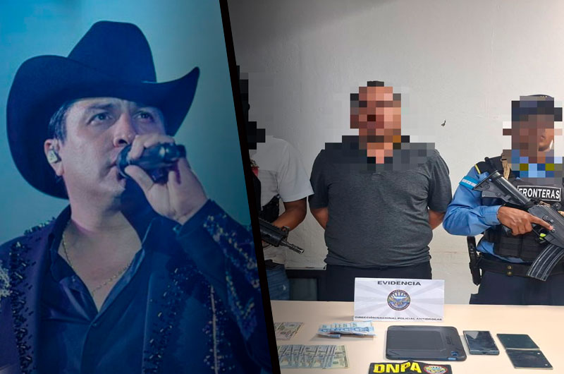 Detienen en Honduras a piloto privado del cantante Julión Álvarez buscado por narcotráfico