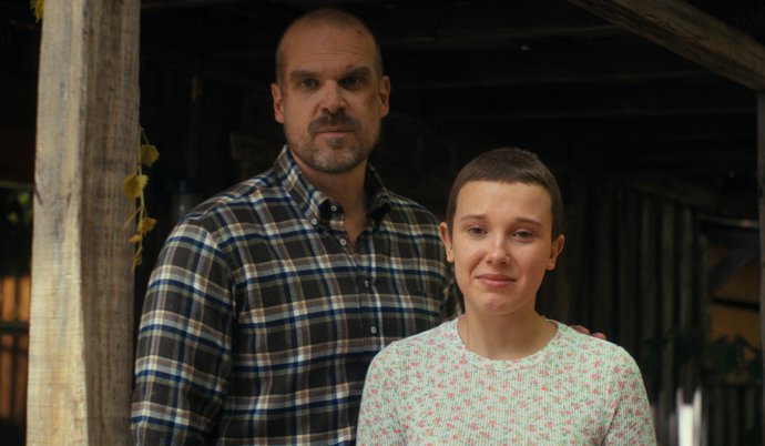 Millie Bobby Brown denunció por acoso a David Harbour, su «padre» en Stranger Things