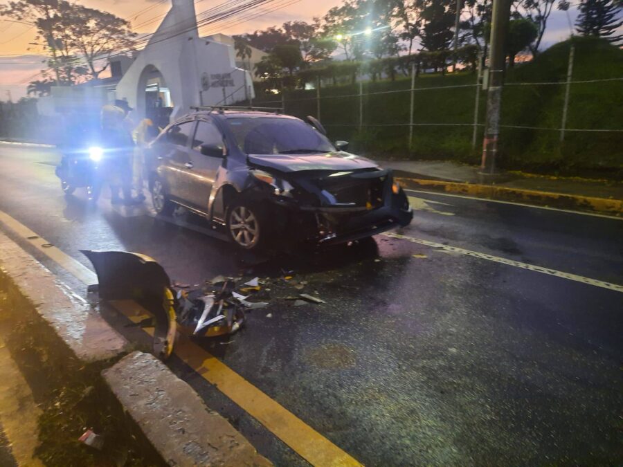 Al menos siete personas resultan lesionadas en accidentes de tránsito este martes