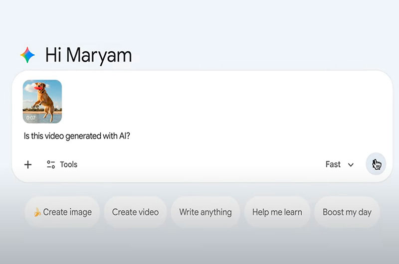 Gemini identifica los vídeos generados por la IA de Google