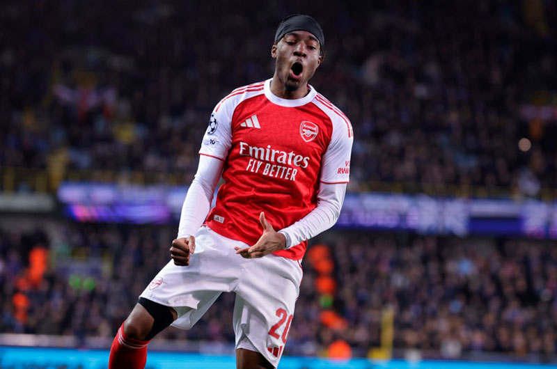 Madueke clasifica virtualmente al Arsenal