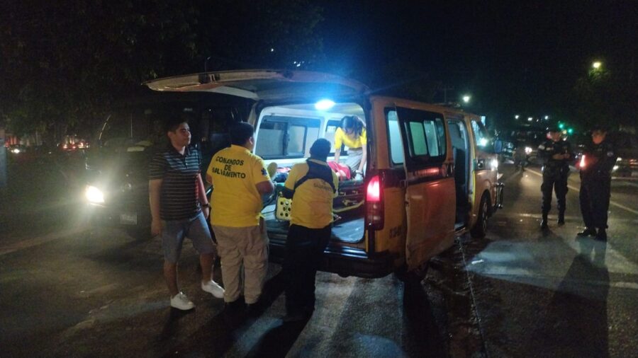 Tres motociclistas resultan lesionados por accidentes de tránsito en las últimas horas