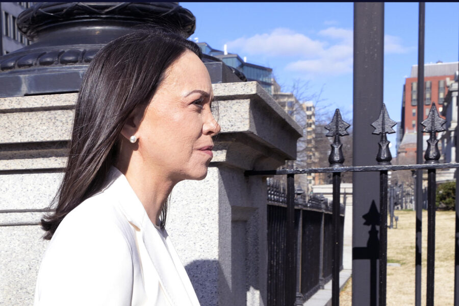 La reunión entre María Corina Machado y Trump terminó, ¿qué ocurrió?