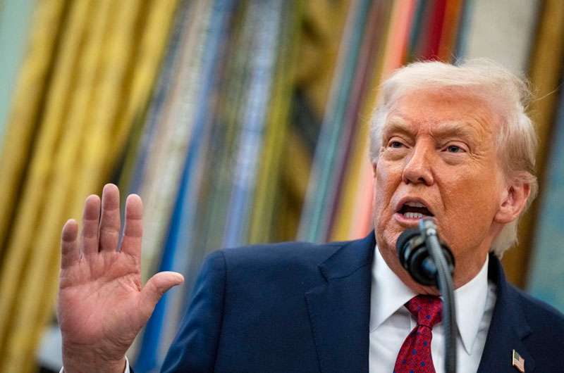 Trump dice que Venezuela entregará entre 30 y 50 millones de barriles de petróleo a EE.UU.