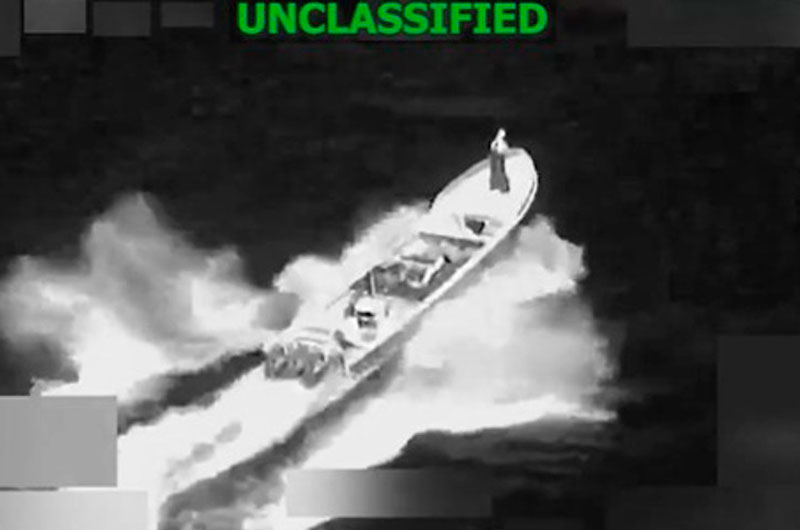 EE.UU. destruye un nuevo bote en el Pacífico supuestamente ligado al narcotráfico