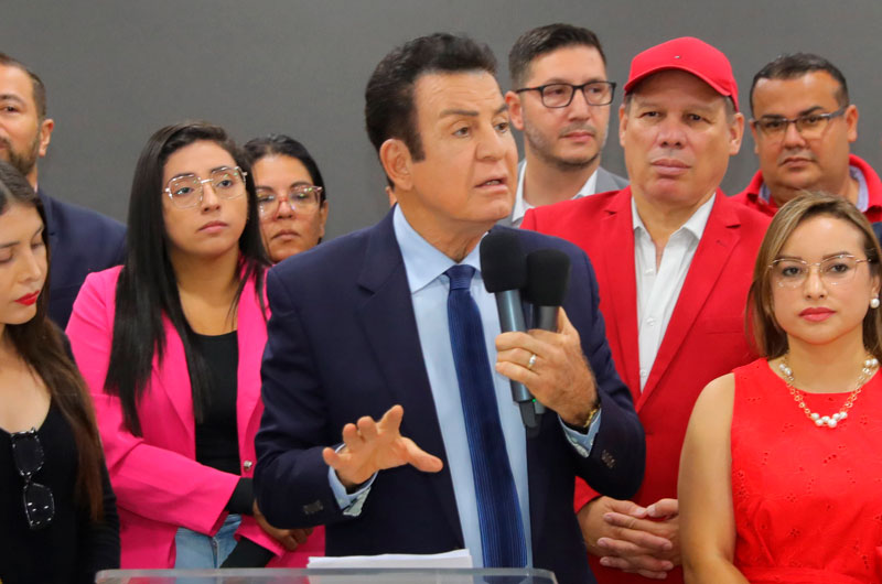 Salvador Nasralla insiste en el recuento de votos en Honduras