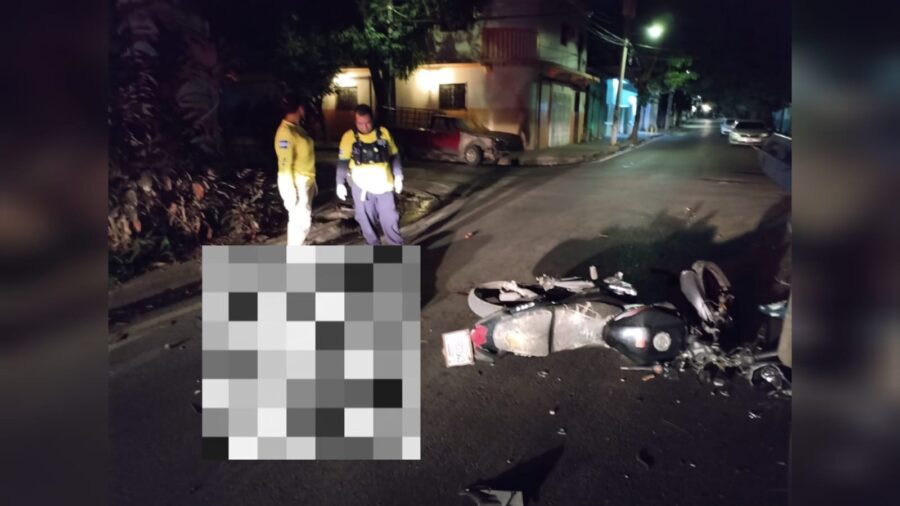 Un motociclista muere tras chocar contra una grúa estacionada en San Salvador