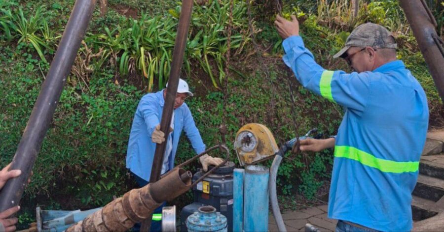 ANDA instala un nuevo motor en planta de bombeo de Apaneca