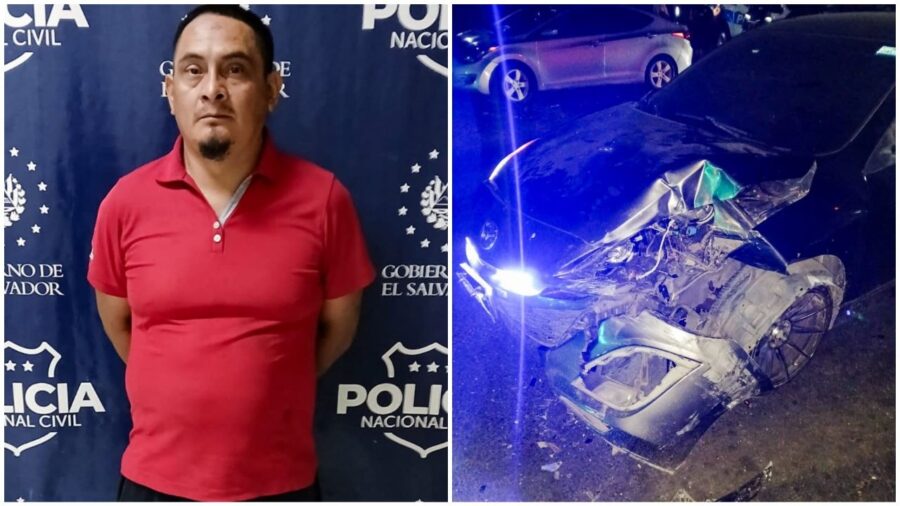 Un hombre es detenido por conducir en estado de ebriedad, ocasionar un accidente en San Miguel y huir