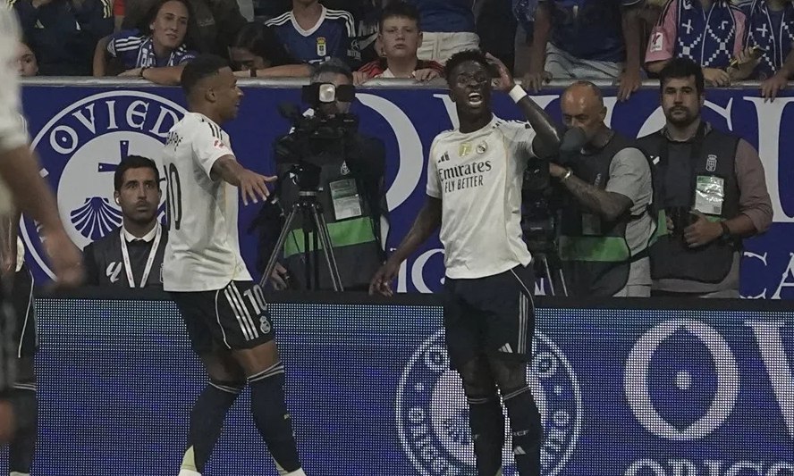 Piden un año de cárcel para el acusado de insultar a Vinícius en el Real Oviedo-Real Madrid