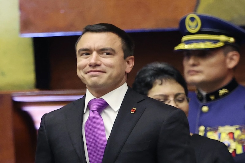 Noboa acusa a Cuba de injerencia política en Ecuador