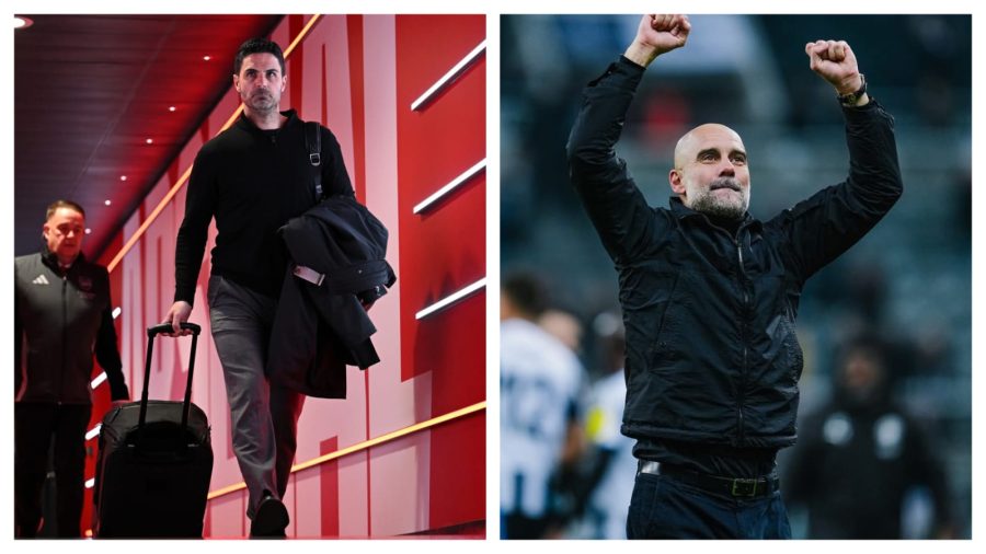 Los técnicos españoles Mikel Arteta y Pep Guardiola se elogian en la antesala de la final de la Copa de la Liga