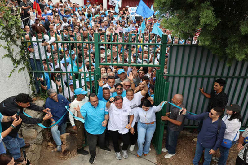 Partido de Machado reabre su sede y promete acompañar protestas por el cambio en Venezuela