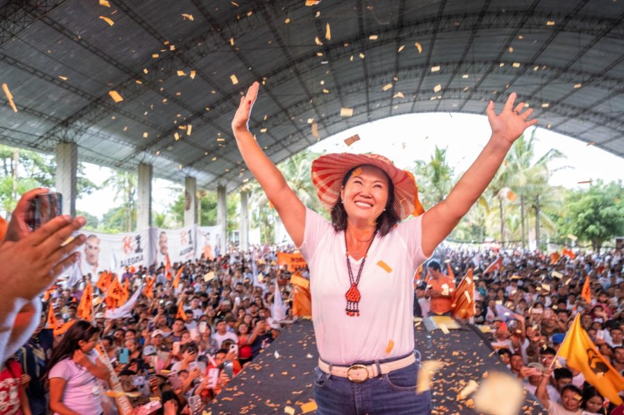 Keiko Fujimori agradece primer lugar en encuestas, pero dice «faltan días claves» en Perú
