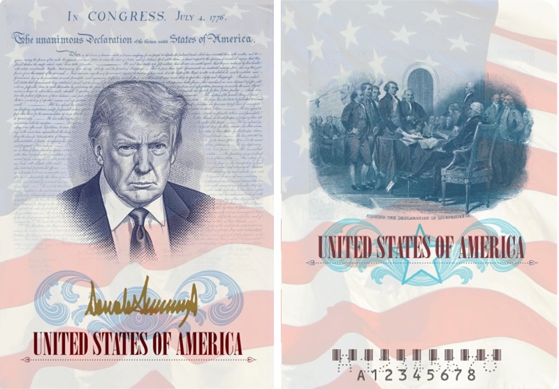 Trump obsesionado en impulsar su imagen en símbolos oficiales y edificios