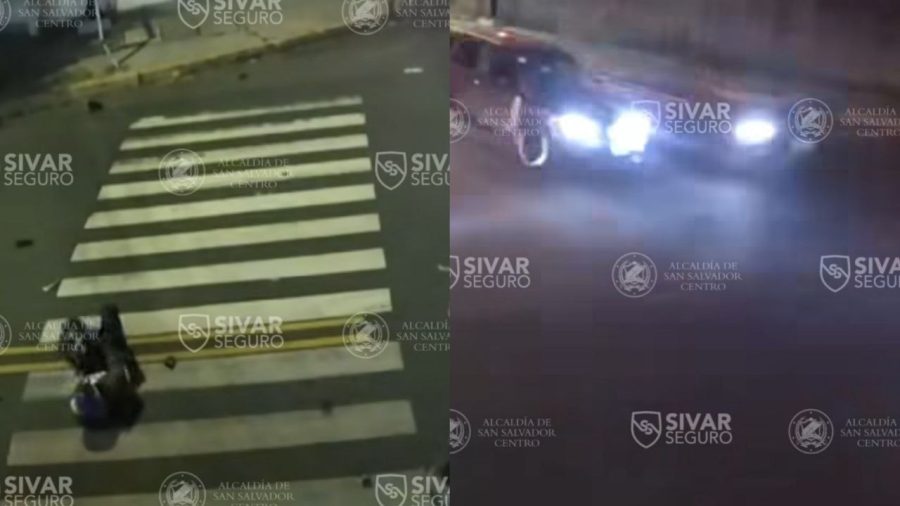 Video: Cámaras de Sívar Seguro captan aparatoso choque entre motocicleta y vehículo en avenida Bernal 