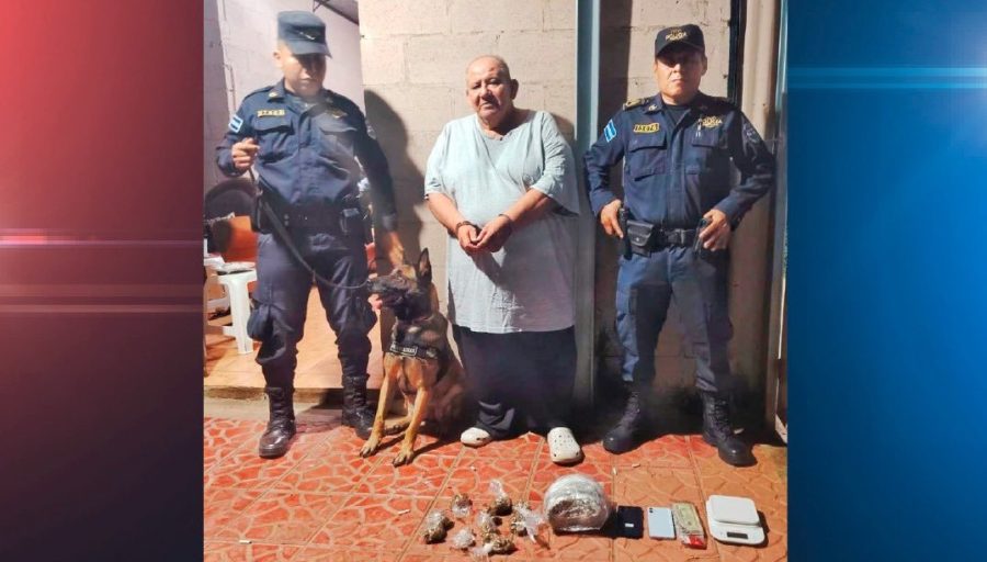 PNC capturó a hombre de 66 años con más de medio kilo de marihuana