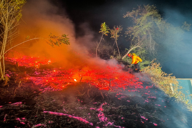 Los incendios aumentan 44.9 % en El Salvador en lo que va del año