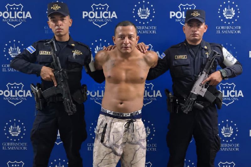 PNC captura a supuesto integrante de la MS-13 en Chiltiupán