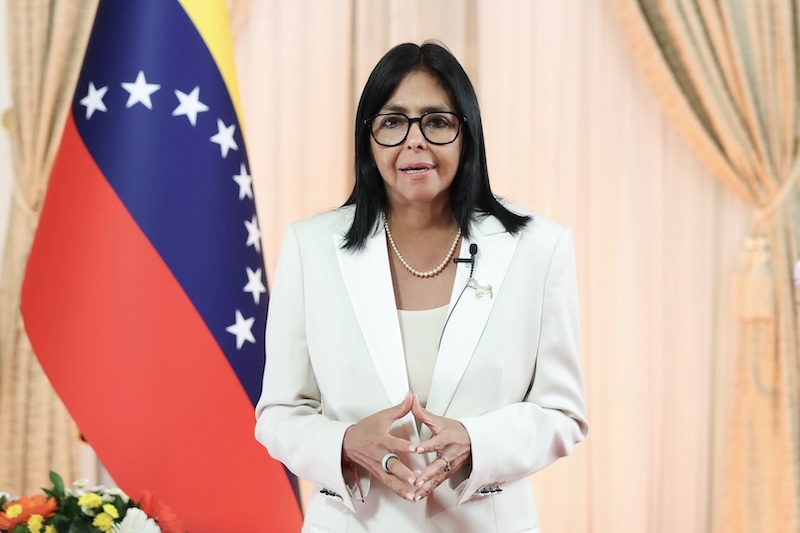 Delcy Rodríguez promete elecciones en Venezuela con una autoridad electoral «renovada»