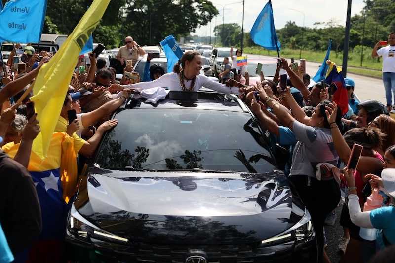 Regreso de María Corina Machado reaviva la presión política venezolana